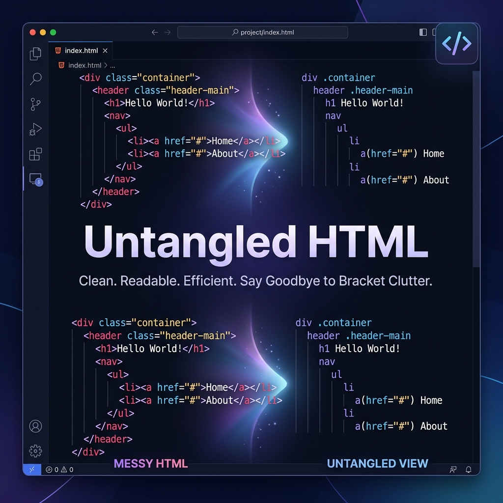 Untangled HTML Hero Banner
